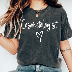 Cosmetologist Shirt, Cosmetology Shirt Dermatology Shirt, Skincare Dealer Skincare Shirt, Esthetician Gift, Beautician Shirt Aesthetic Nurse