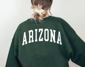 Arizona Sweater, Arizona Shirt, Arizona Tee Sweatshirt, Crewneck, Arizona Gifts, Arizona Clothing, Vintage Shirt, Game Day, College Shirt