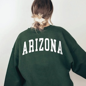 Arizona Sweater, Arizona Shirt, Arizona Tee Sweatshirt, Crewneck, Arizona Gifts, Arizona Clothing, Vintage Shirt, Game Day, College Shirt