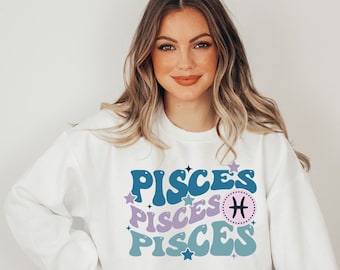 Sweter Ryby, Prezenty Ryby, Koszulka astrologiczna, Koszulka zodiakalna, Koszulka z horoskopem, Koszulka ze znakiem zodiaku, Prezent astrologiczny, Koszulka vintage, Koszulka retro