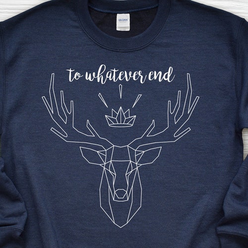 Fireheart Throne Of Glass Bookish Embroidered Crewneck
