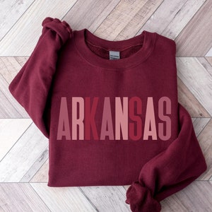 Arkansas Sweater, Arkansas Shirt, Arkansas Sweatshirt, Arkansas Crewneck, Arkansas Clothing, Arkansas Crimson Tide, College Sweatshirt