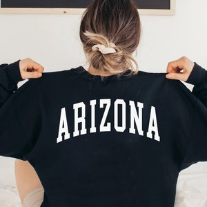 Arizona Sweater, Arizona Shirt, Arizona Tee Sweatshirt, Crewneck, Arizona Gifts, Arizona Clothing, Vintage Shirt, Game Day, College Shirt