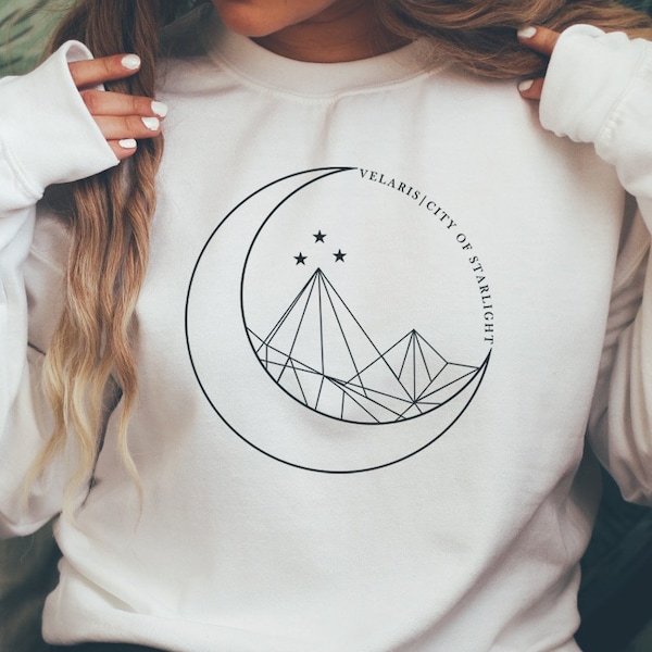 Night Court Sweatshirt, ACOTAR Sweater, Velaris Sweatshirt, City of Starlight Hoodie , a Court of Thorns and Roses, Velaris Shirt