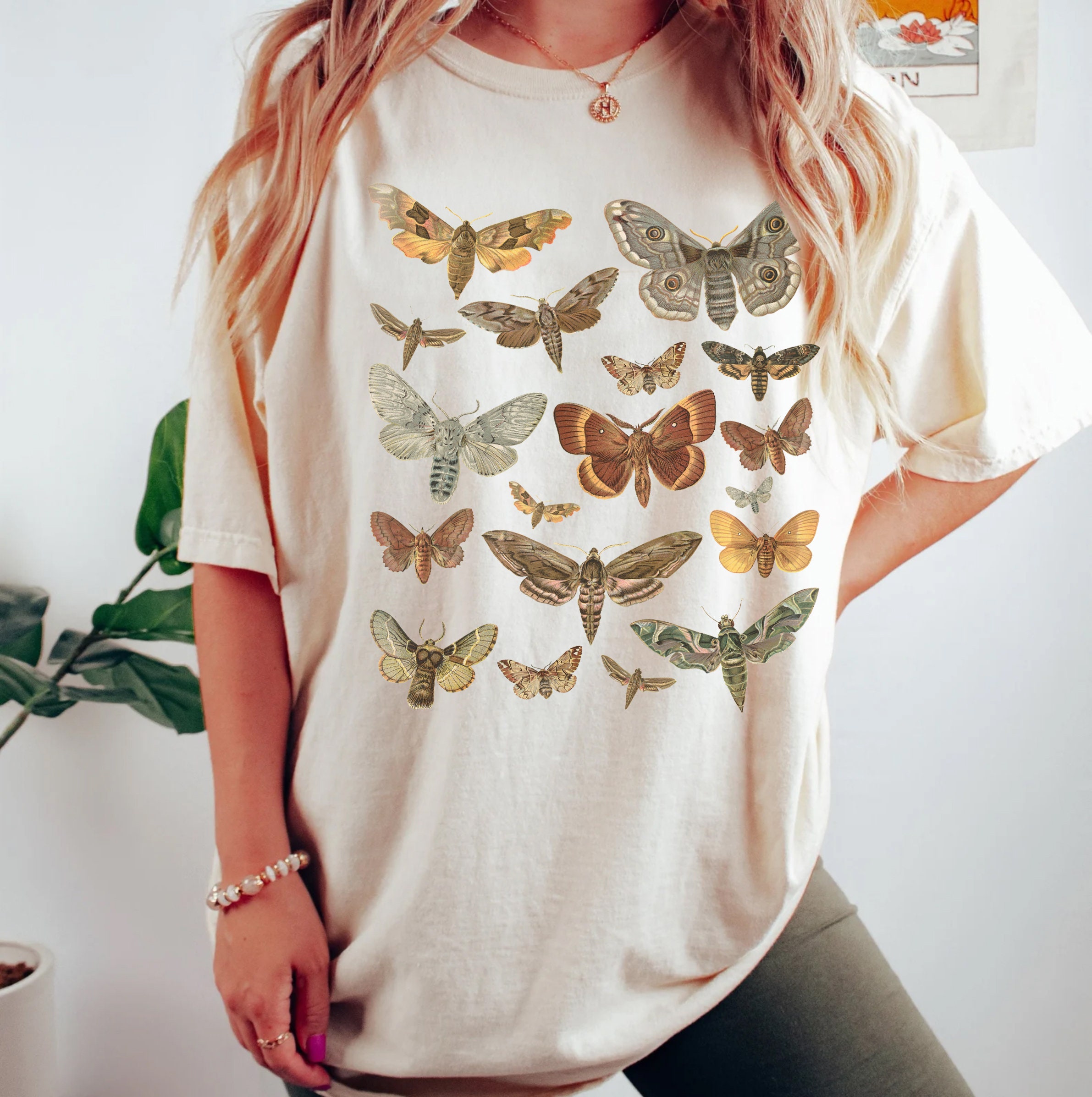 Luna Moth Shirt Cottagecore Gothic Spirituality Shirt - Etsy