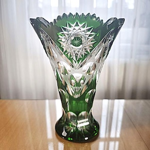 Dresden Crystal Vase - Etsy