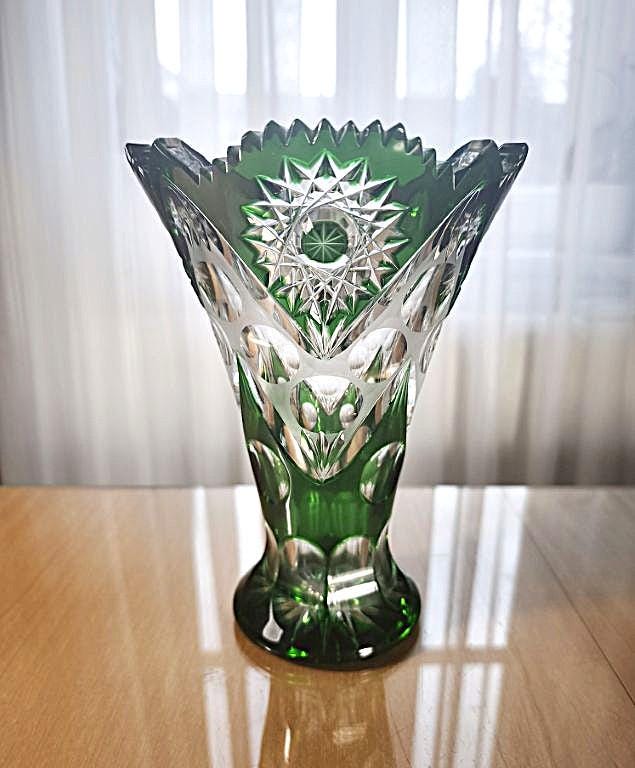 Dresden Crystal Vase - Etsy
