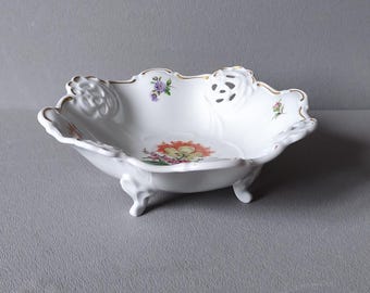 Alka Bavaria, Fine Kobalt, Bone China Teacup Saucer Plate Trio