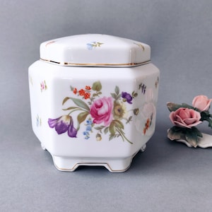 Hermosa y antigua lata de galletas Rosenthal, lata, bombonera, lata con tapa,