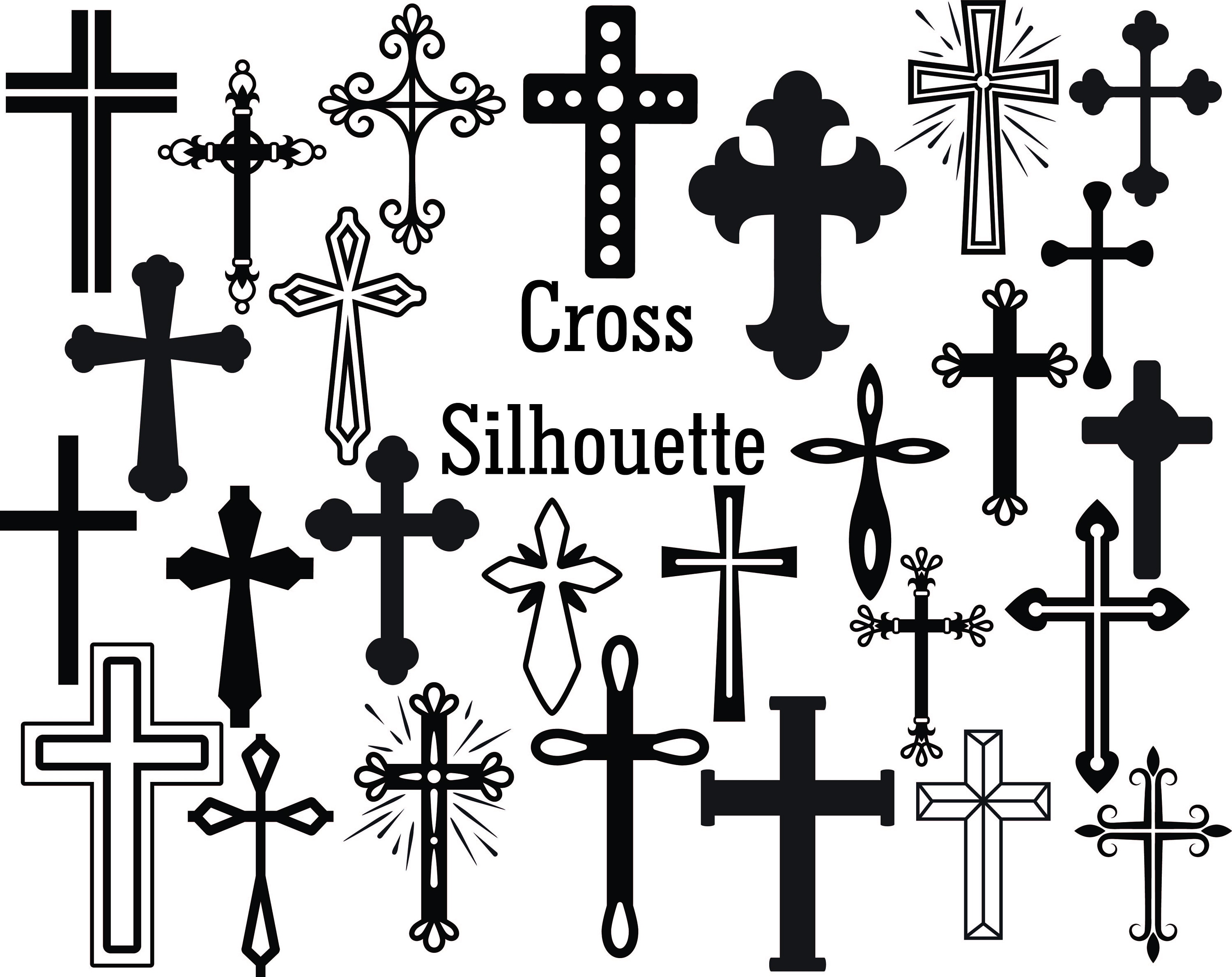 Cross Svg File Crosses Svg File Halloween Svg Christian Etsy Australia