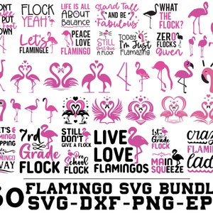 フラミンゴ SVG バンドル、ピース ラブ フラミンゴ SVG、シャツ用フラミンゴ SVG、フラミンゴ SVG シルエット、夏フラミンゴ SVG、ピンク フラミンゴ カット ファイル