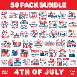 4th of July SVG Bundle, July 4th SVG, fourth of july svg, American patriotic svg, Independence Day Shirt, USA Flag Cut File Cricut png