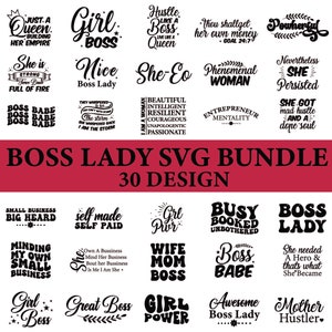 Lady Boss Svg, Boss Babe Svg, sublimatieontwerpen, Boss Lady png, Strong Woman Svg, Boss Life png, Girl Boss png, Boss Lady png-ontwerp