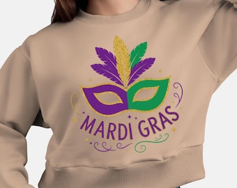 Mardi Gras Mask PNG | Carnival Shirt Design (Digital Download)
