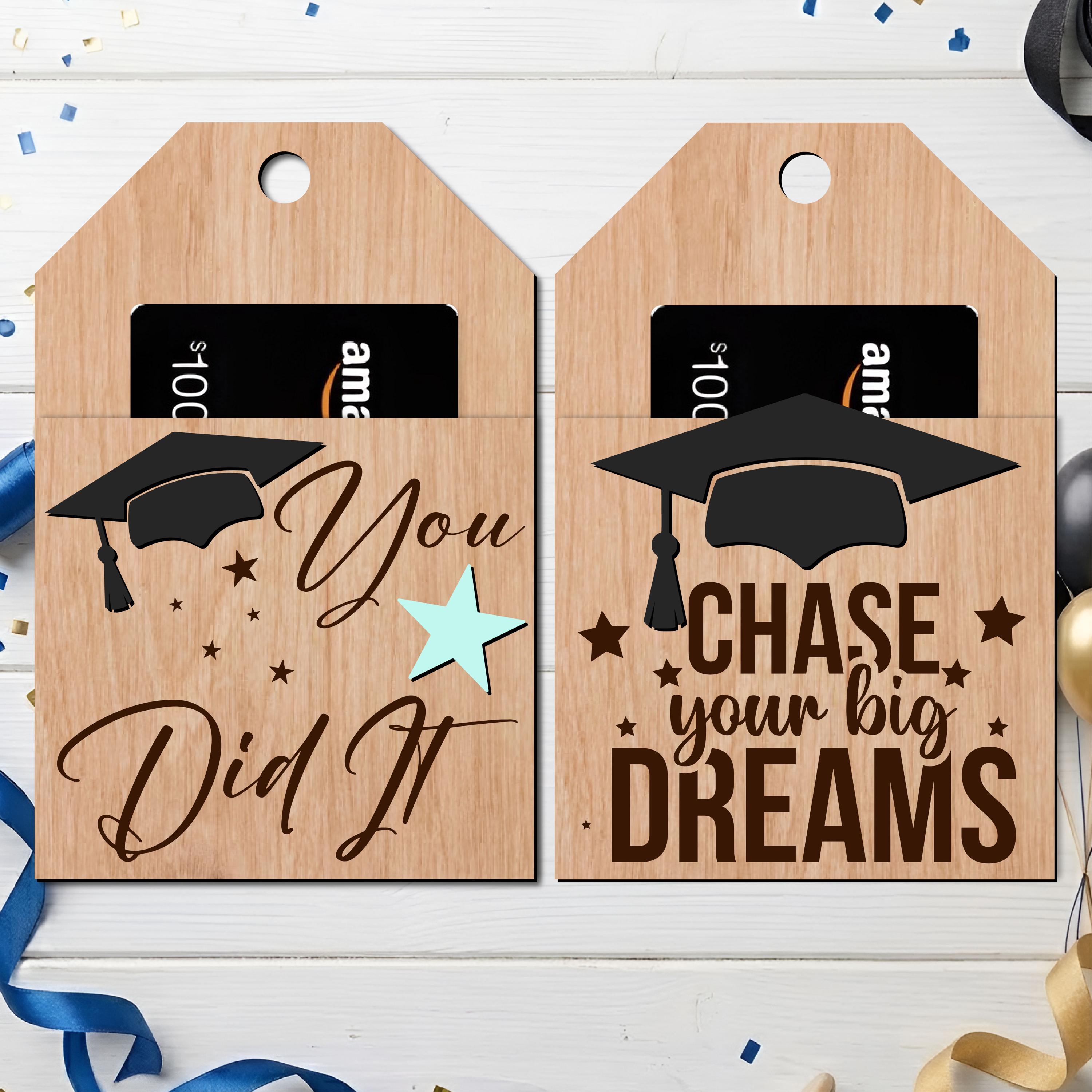 Graduation Gift Card Holder SVG Bundle, Class of 2026, Congrats Grad ...