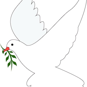 Dove Clipart Png, Clipart Of Dove, Dove Png Clipart, Clipart Of Dove, Digital Download, White Dove Clipart, Dove With Olive Branch