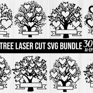 Family Tree SVG Bundle: Tree of Life Designs for Cricut (Digital Download