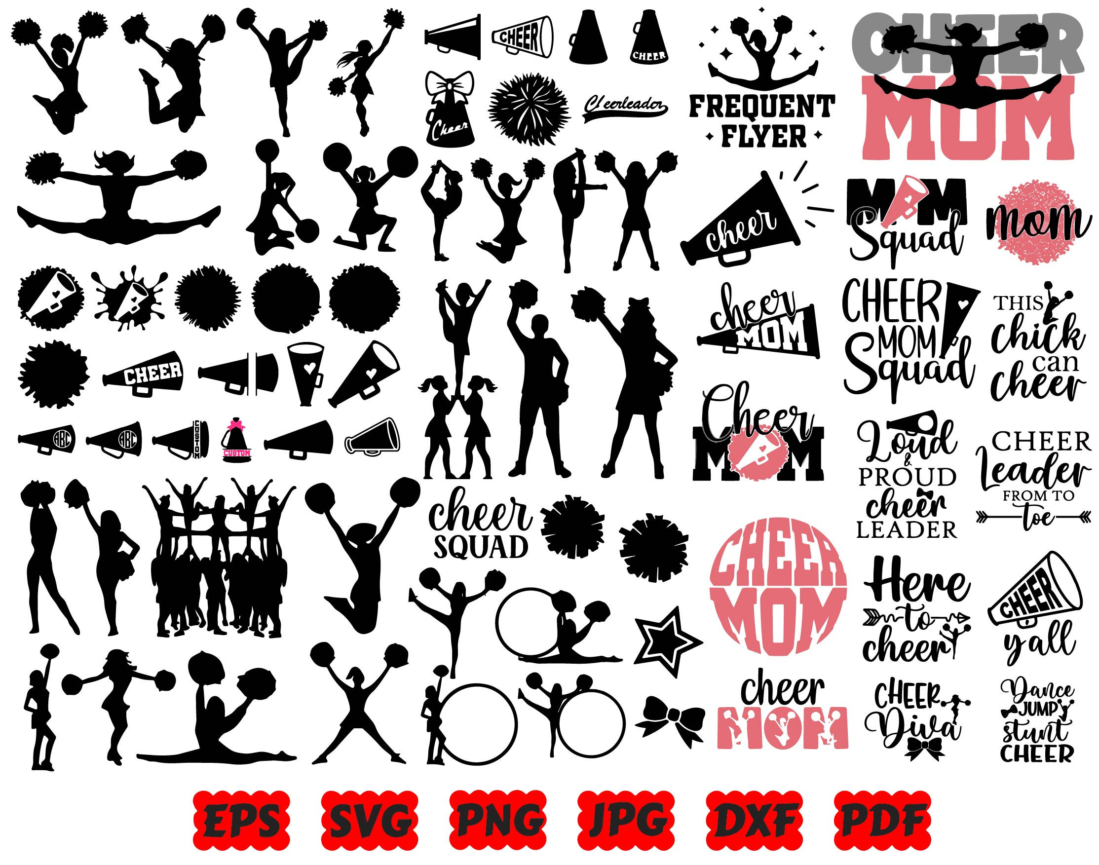 Cheer Stunt Clipart