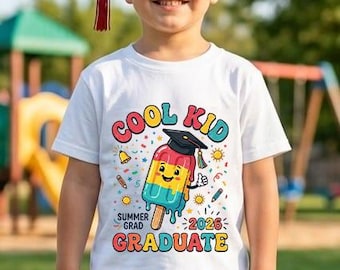 Kid Summer Grad 2026 PNG, Preschool Graduate Sublimation Design (Digital File)