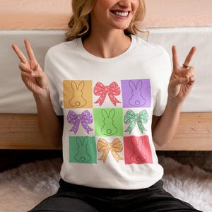Girly Ostern Png, Ostern Png Shirt, Retro Ostern Png, Christliches Ostern Png, Osterhase Png, Ostern Kokette Schleife Png SVG-Datei