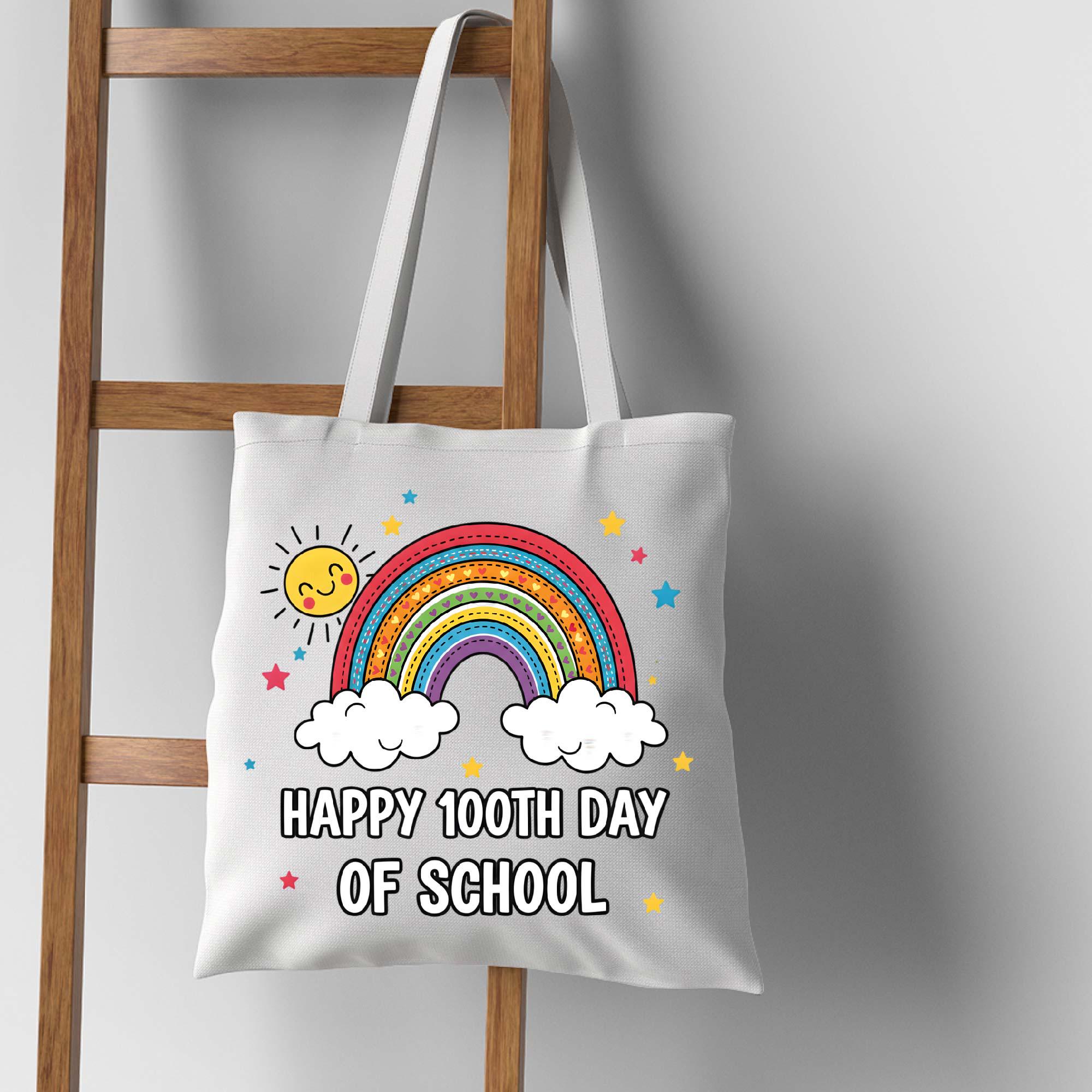 100th Day of School Rainbow Shirt Design PNG (digital Download) - Etsy