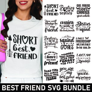 Beste vrienden SVG, vriend Svg-shirt, vriendschapscitaten SVG-bestanden knippen, vriendschap Svg-bundel, Bestie-bundel SVG, vriendschapscitaten svg