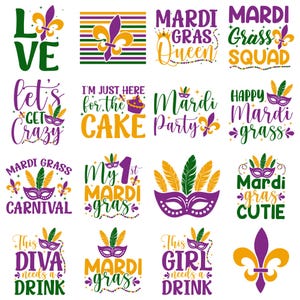Mardi Gras Png Svg, Mardi Gras T Shirt Svg, Mardi Gras Svg File, Mardi Gras Shirt Svg, Mardi Gras Quotes Svg Files For Cricut