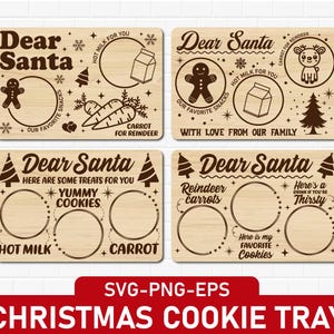 Piatto di Babbo Natale Svg, Piatto di biscotti di Babbo Natale, Vassoio di Babbo Natale Svg, Dolcetti per Babbo Natale Svg, Vassoio di Natale Svg, File Svg per Cricut, Piatto di Natale Svg