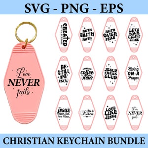 Christian motel Schlüsselbund SVG, Schlüsselbund Zitate svg, religiöses Hotel Schlüsselbund svg, Bibel-Vers-Schlüsselanhänger svg, Jesus, der svg svg
