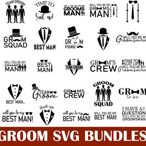 Bräutigam-Svg-Bundle, Bräutigam-Svg, Bräutigam-Party-Svg, Bräutigam-Hemd-Svg, Braut-Bräutigam-Silhouette-Svg, hier kommt der Bräutigam
