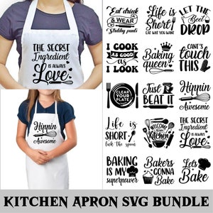 Schort Svg bundel, barbecue Svg, keuken decor Svg, grappige schort Svg, sarcastische schort Svg, schort gezegden Svg bundel gesneden bestanden voor Cricut
