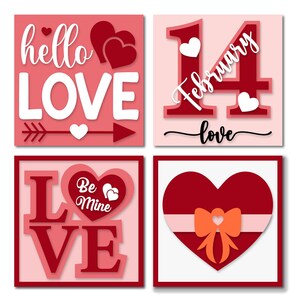 Farmhouse Valentine Sign SVG: Interchangeable Frame, Laser Cut File