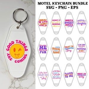 sarkastisches motel Schlüsselbund svg, lustige Zitate SVG, freches Schlüsselbund svg, sarkastisches SVG Bundle, sarkastische Sprüche svg Schnittdatei für Cricut