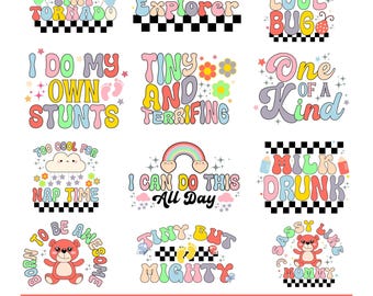 Baby Quotes SVG Bundle, Newborn Graphics (PNG)