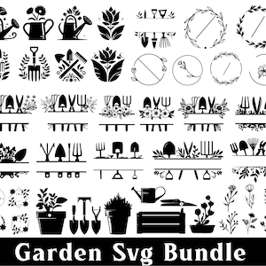 Clipart outils de jardin, autocollants d'outils de jardin, amoureux des plantes, Svg d'outils de jardin, lot de Svg de jardinage, outils de jardin pour maman