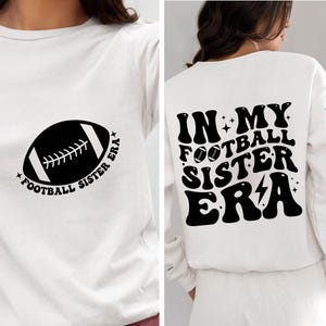In meiner Fußball Schwester Era SVG, Fußball Schwester SVG, Fußball Sis geschnitten Datei, Spieltag Sweatshirt SVG, Schwester Shirt SVG geschnitten Datei Download