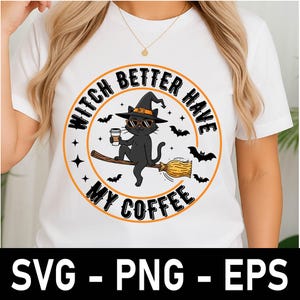 Halloween Fall Coffee Png Sublimation, Halloween Coffee Png, Trendy Halloween Svg, Spooky Season, Spooky Halloween Coffee Art, Cute Ghost