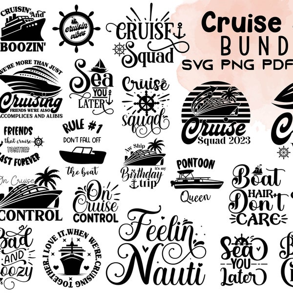 Cruise Svg, Cruise Ship svg, Cruise Shirts svg, Anchor svg, Boat svg, Family Trip Svg, Cruise Squad cricut cut files for commercial use
