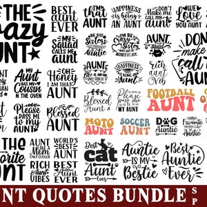Tante SVG, Tante SVG, Tante SVG Bundle, Tante Shirt svg, Tante Life svg, beste Tante Ever svg, coole Tante svg, Cut Files for Cricut