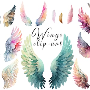 Angel Wings Clipart, Angel Wings Svg, Digital Angel Wings Png, Angel In Heaven Svg, Angel Wings Cut File, Svg Files For Cricut