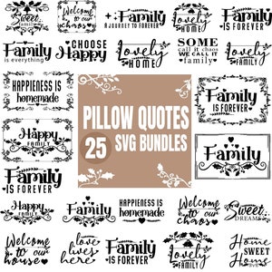 Disegni Svg per cuscini, Detti sui cuscini Svg, Citazioni divertenti Svg, Citazioni divertenti Svg, File di taglio Svg Cricut, Citazioni sulla casa Svg, Download digitale
