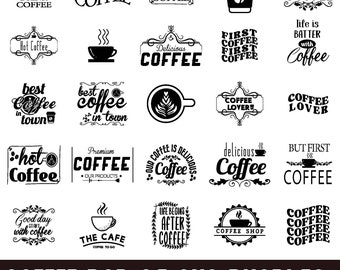 Coffee Bar SVG File: Home Cafe Decor (Digital Download)