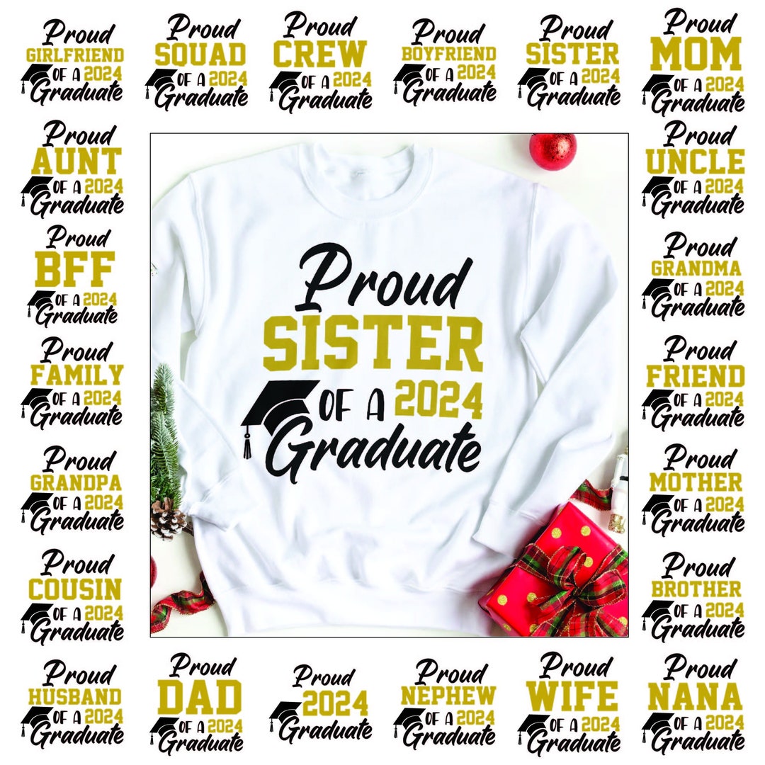 Graduation SVG Bundle, Proud Graduate 2024 SVG, Senior 2024 Svg, Class ...