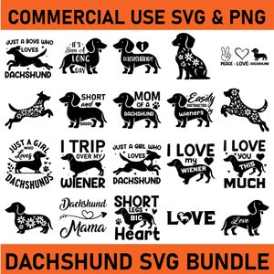 Bloemen teckel svg, teckel hond svg, hondenliefhebber svg, teckel met bloem svg, teckel silhouetten, teckel moeder clipart