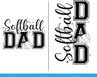 Softball Dad SVG: Sports Clipart for Cricut (Digital Download)