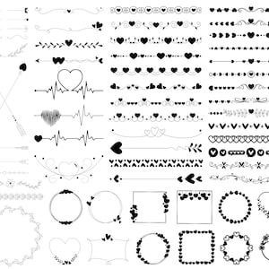 Decorative Elements Svg, Flourish Svg, Swoosh Svg, Stroke Png, Floral Ornaments Svg, Floral Svg, Text Divider Svg Png, Silhouette, Cricut