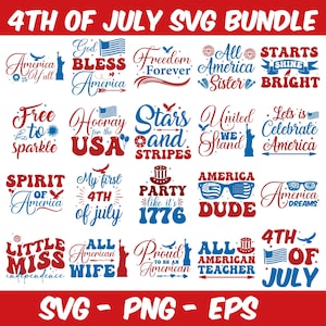 4. Juli SVG-Bundle, 4. Juli Geburtstag, 4. Juli Shirt, 4. Juli Geburtstag, Amerika Shirt, Unabhängigkeitstag Shirt, Unabhängigkeitstag Shirt, 4. Juli Png