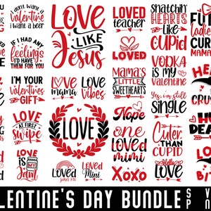 Valentines Day SVG Bundle, Valentine Svg designs, Valentine shirt SVG for Cricut, Valentines Vibes, Love Bundle SVG bundle, Digital Download