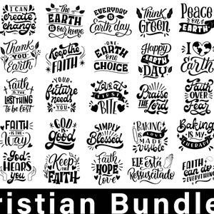 Christelijke Svg-bundel, religieuze Svg, schrift Svg, bijbelvers Svg, bijbelcitaten Svg, Jezus Svg, geloof Svg, gesneden bestanden voor Cricut
