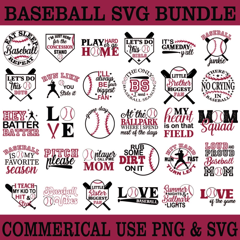 Snorider Design Baseball Mom Svg Bundle, Baseball Quotes Svg, Baseball Svg Bundle Files, Baseball Life Svg, Family Baseball Shirt Svg, Baseball Cut File